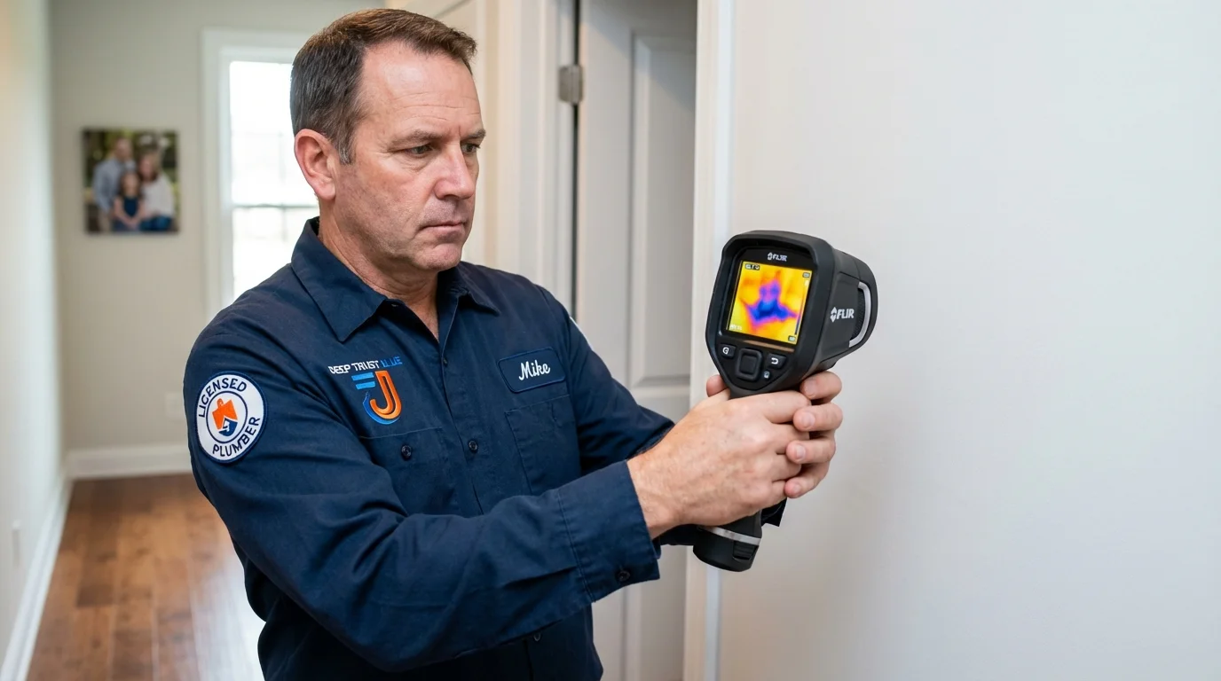 Thermal imaging leak detection by Johns Plumbing LLC in Chillicothe